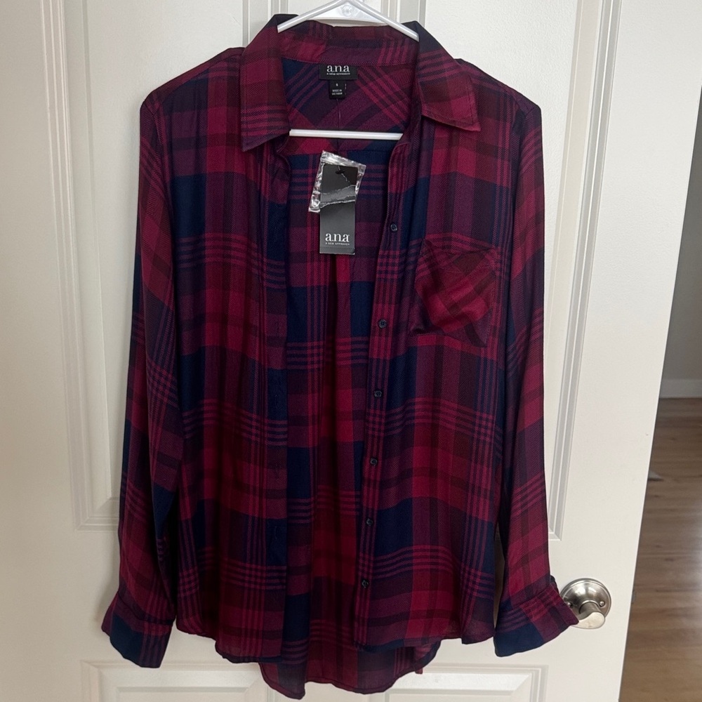 Plaid Button Down Shirt